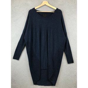 Just Female Womens Sweater S/M Blue Wool Blend Carla Knit Casual Pullover